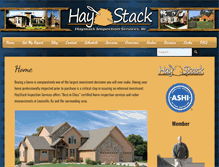 Tablet Screenshot of haystackinspections.com